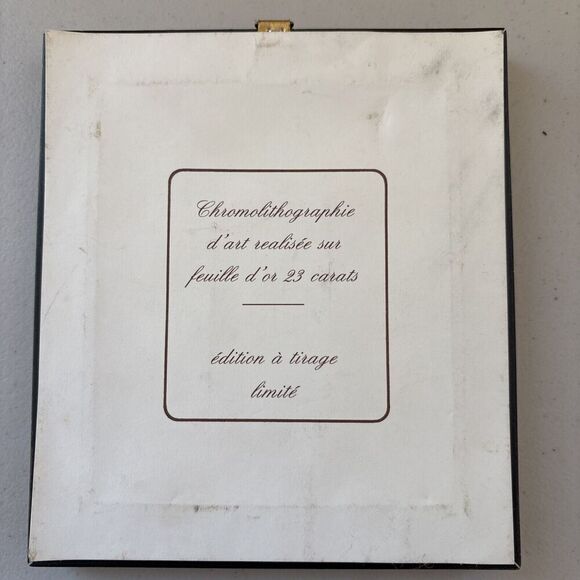 Vintage Italian Foglia Oro 23 KT Gold Leaf Limited Edition Notre Dame Cathedral - Picture 6 of 6